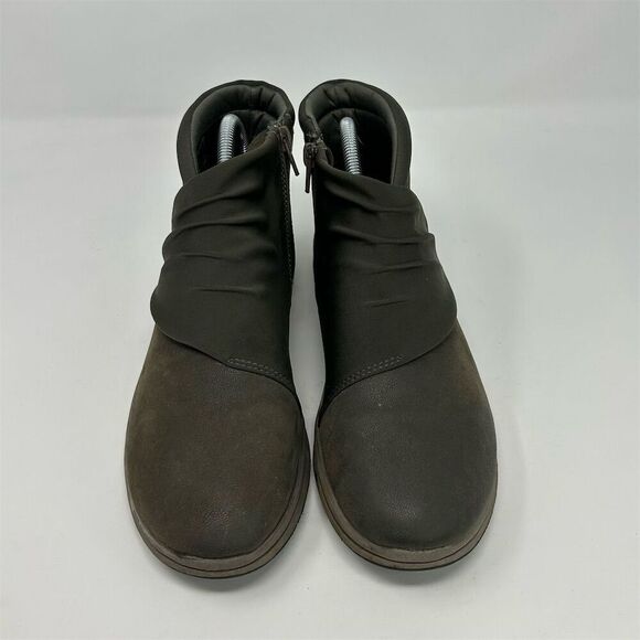 Clarks Cloudsteppers Sillian 2.0 HI Women's Ankle Boots Size 9 Olive Green - Picture 4 of 12